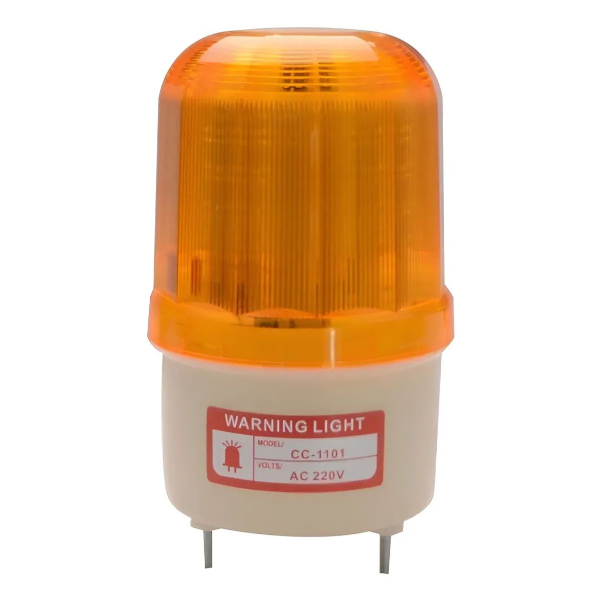 Baliza Giratoria Led Con Sirena 220v Amarilla Porton Alarma, marca KUANGYE - Foto Principal
