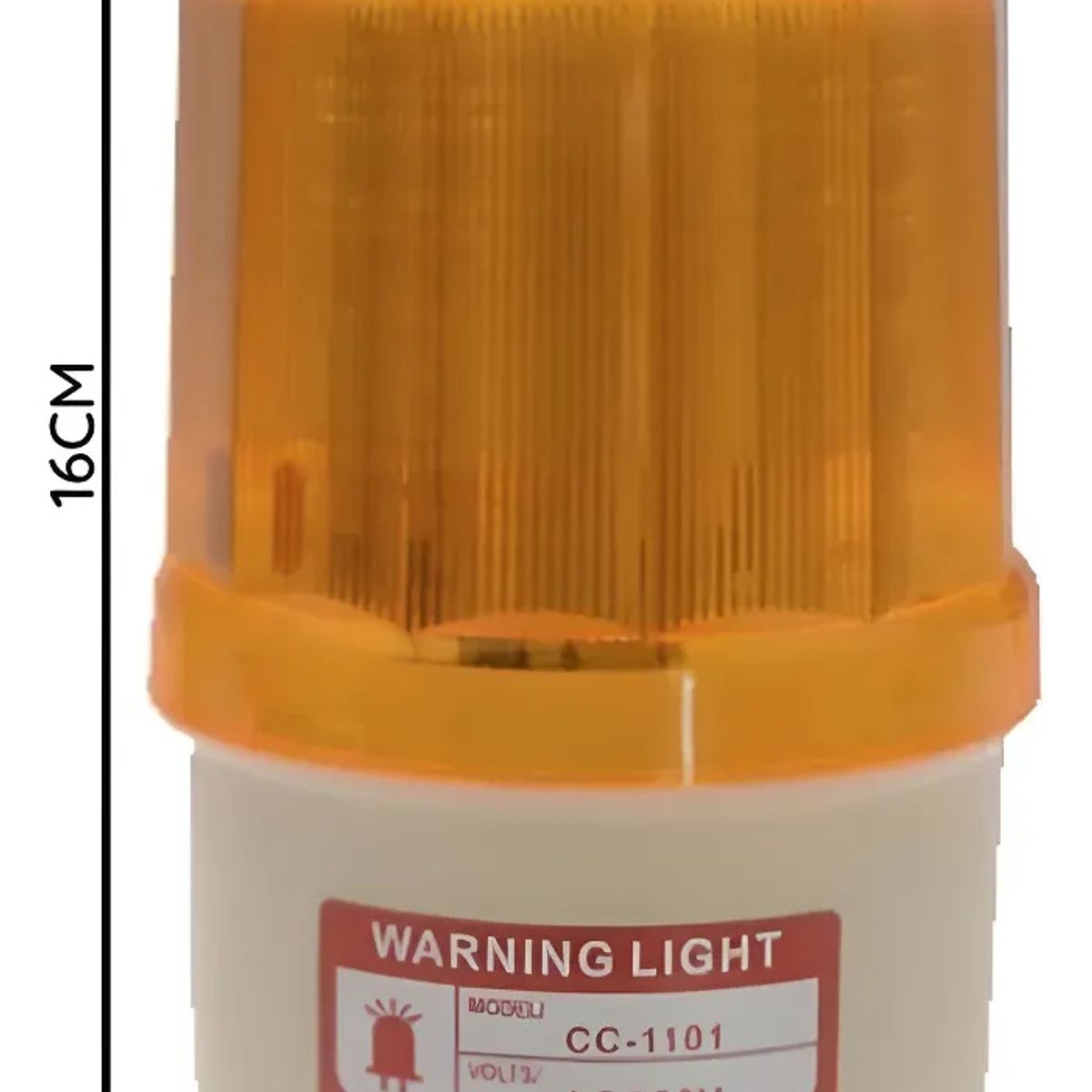 Baliza Giratoria Led Con Sirena 220v Amarilla Porton Alarma, marca KUANGYE - Foto 2