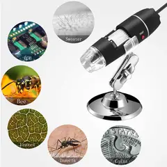 PUREPOWER - Microscopio digital inalámbrico USB HD cámara de inspección 1600x