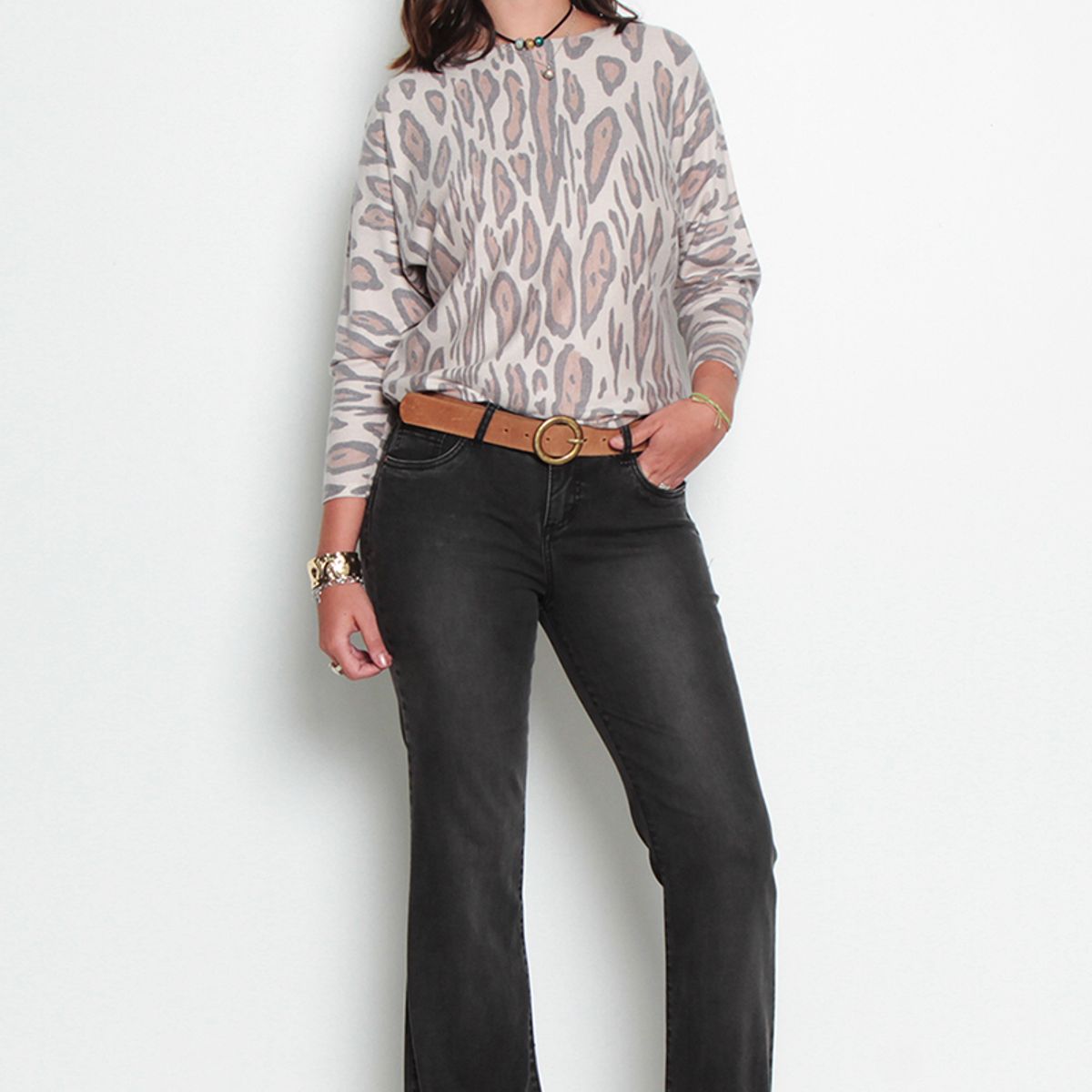 WADOS - SWEATER MANGA 3/4 SUBLIMADO ESCOTE REDONDO