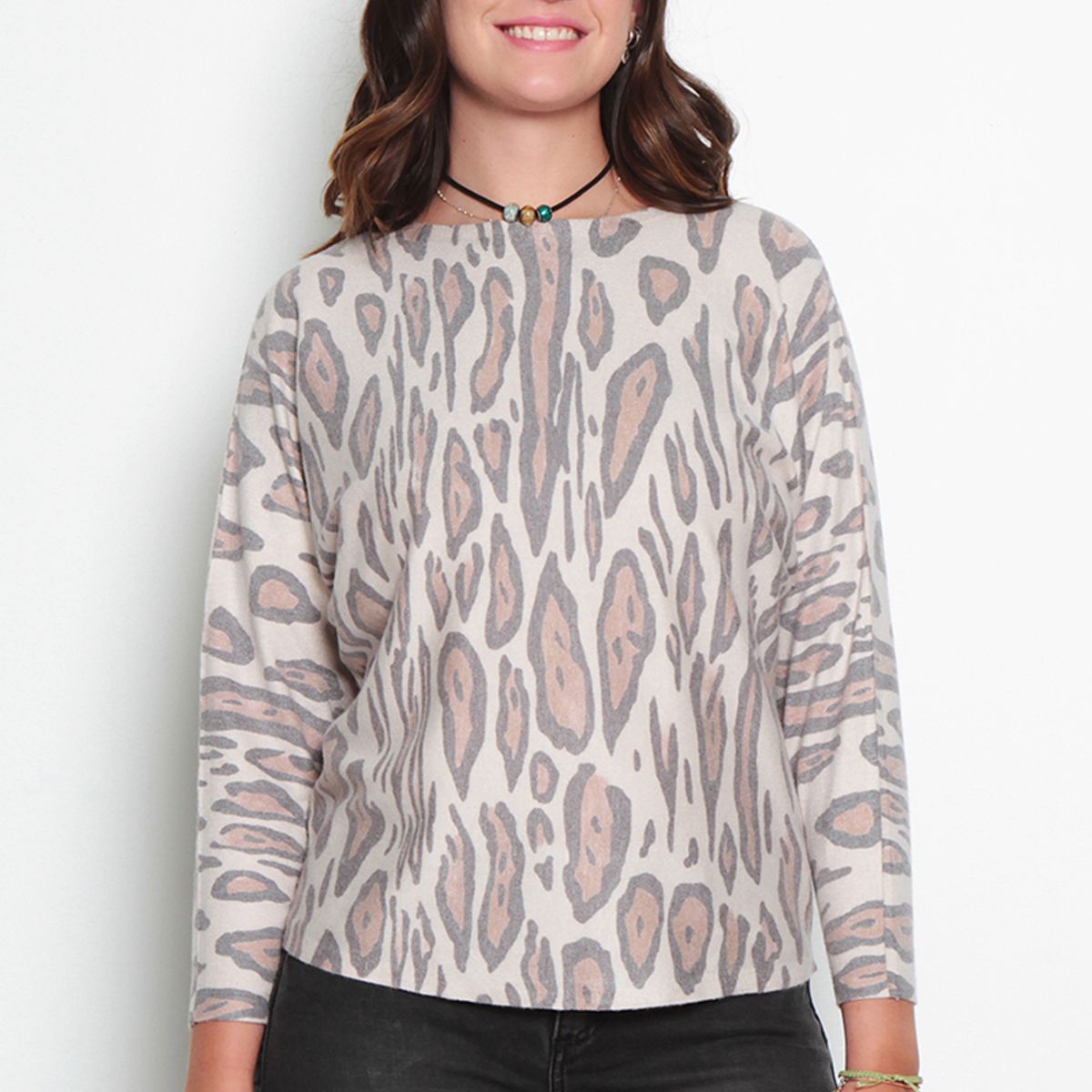 WADOS - SWEATER MANGA 3/4 SUBLIMADO ESCOTE REDONDO