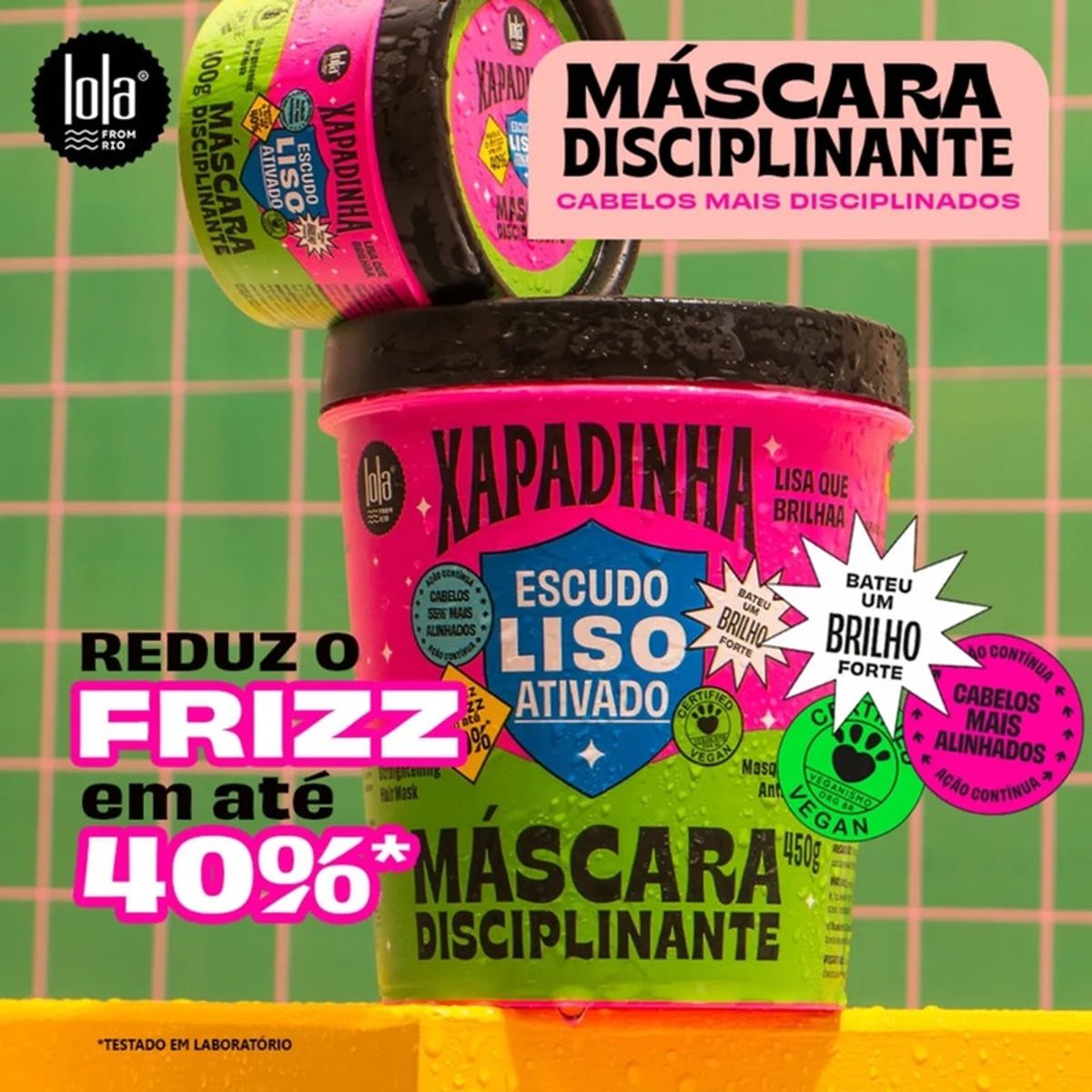 LOLA COSMETICS - XAPADINHA MASCARA DISCIPLINANTE 450G