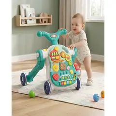 GENERICO - Juguete 4 En 1 Andador Correpasillos Y Monopatín Para Bebe