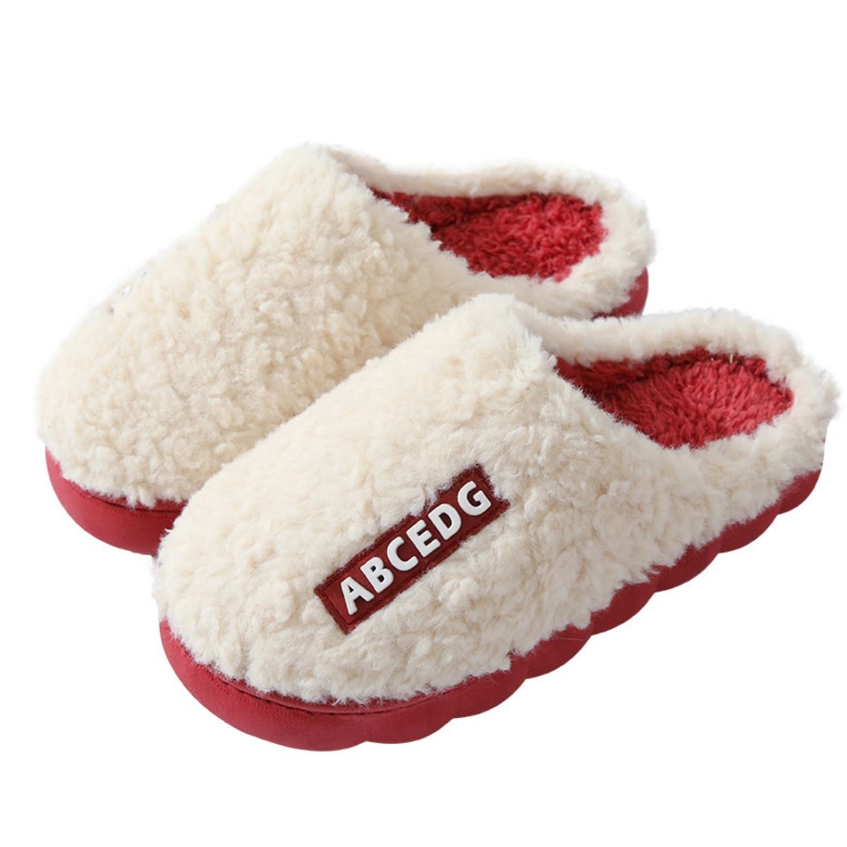 CRUSEC - Pantuflas de algodón de otoño e invierno para parejas