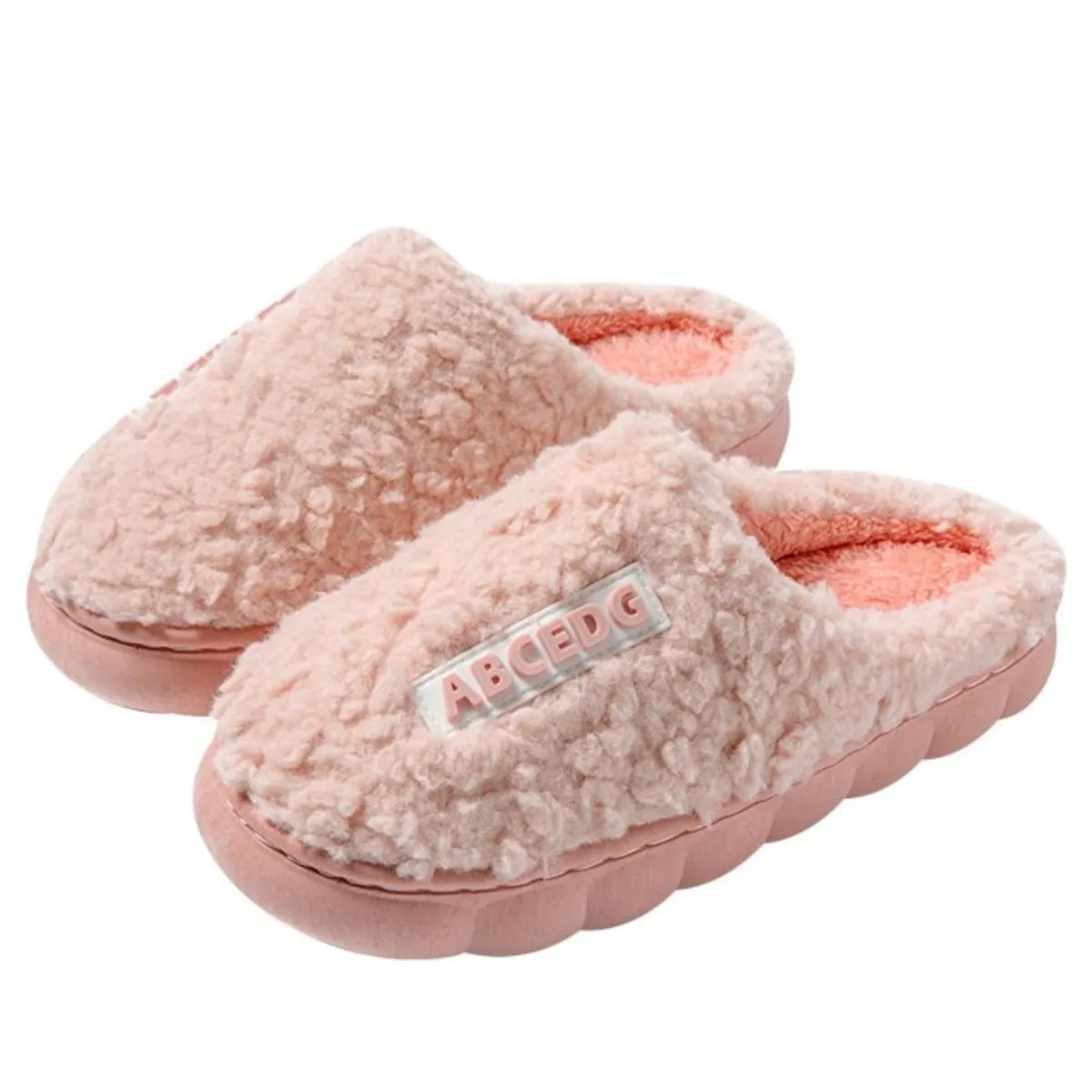CRUSEC - Pantuflas de algodón de otoño e invierno para parejas