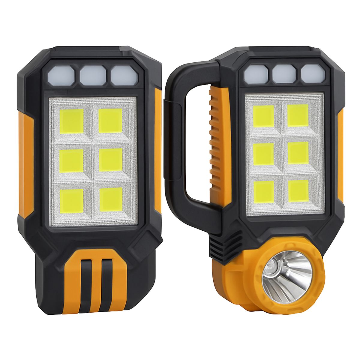 GENERICO - Linterna LED Portátil Recargable - Ideal para Camping y Emergencias