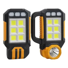 GENERICO - Linterna LED Portátil Recargable - Ideal para Camping y Emergencias
