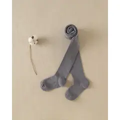 DADATI - Leotardo - panty liso bebé gris oscuro