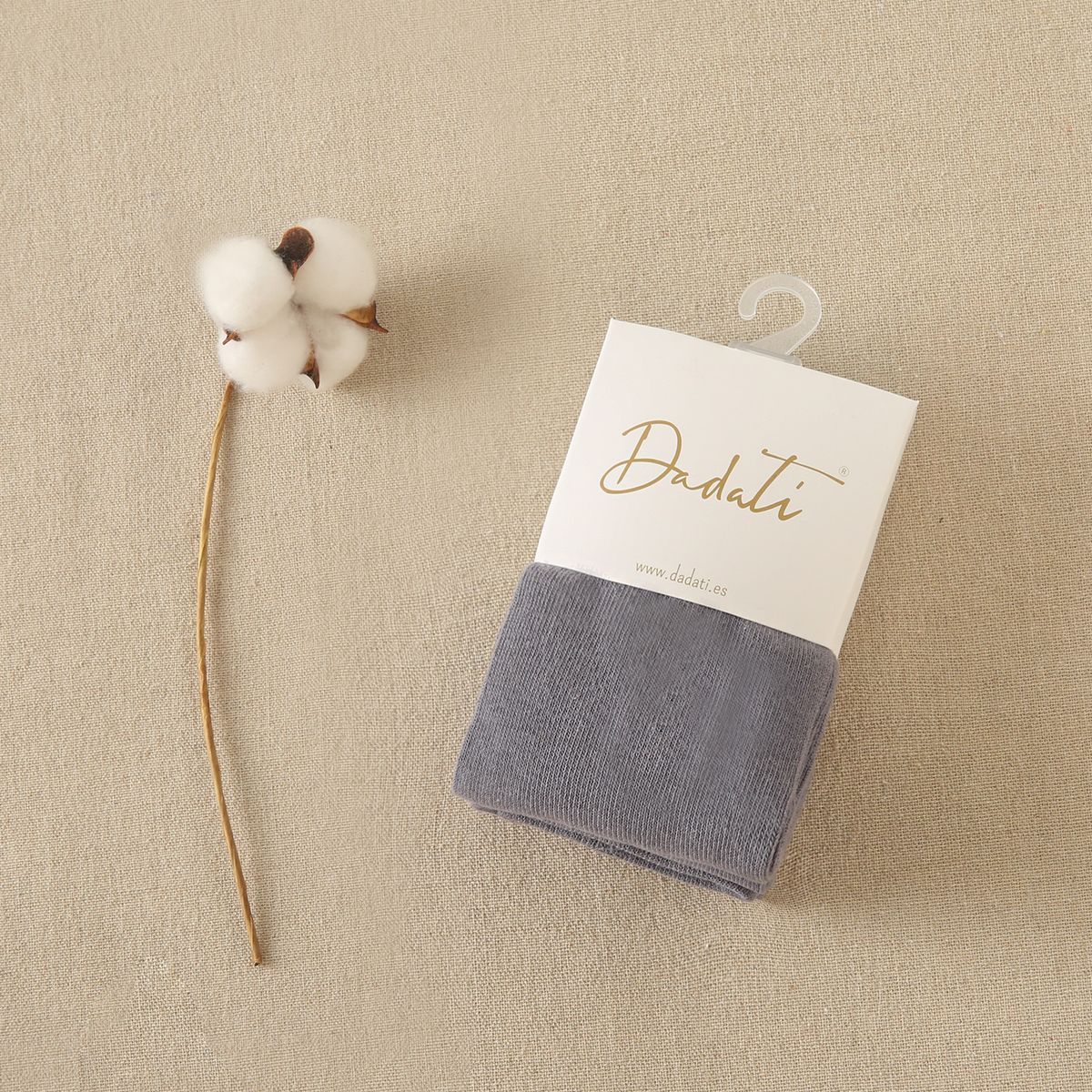 DADATI - Leotardo - panty liso bebé gris oscuro