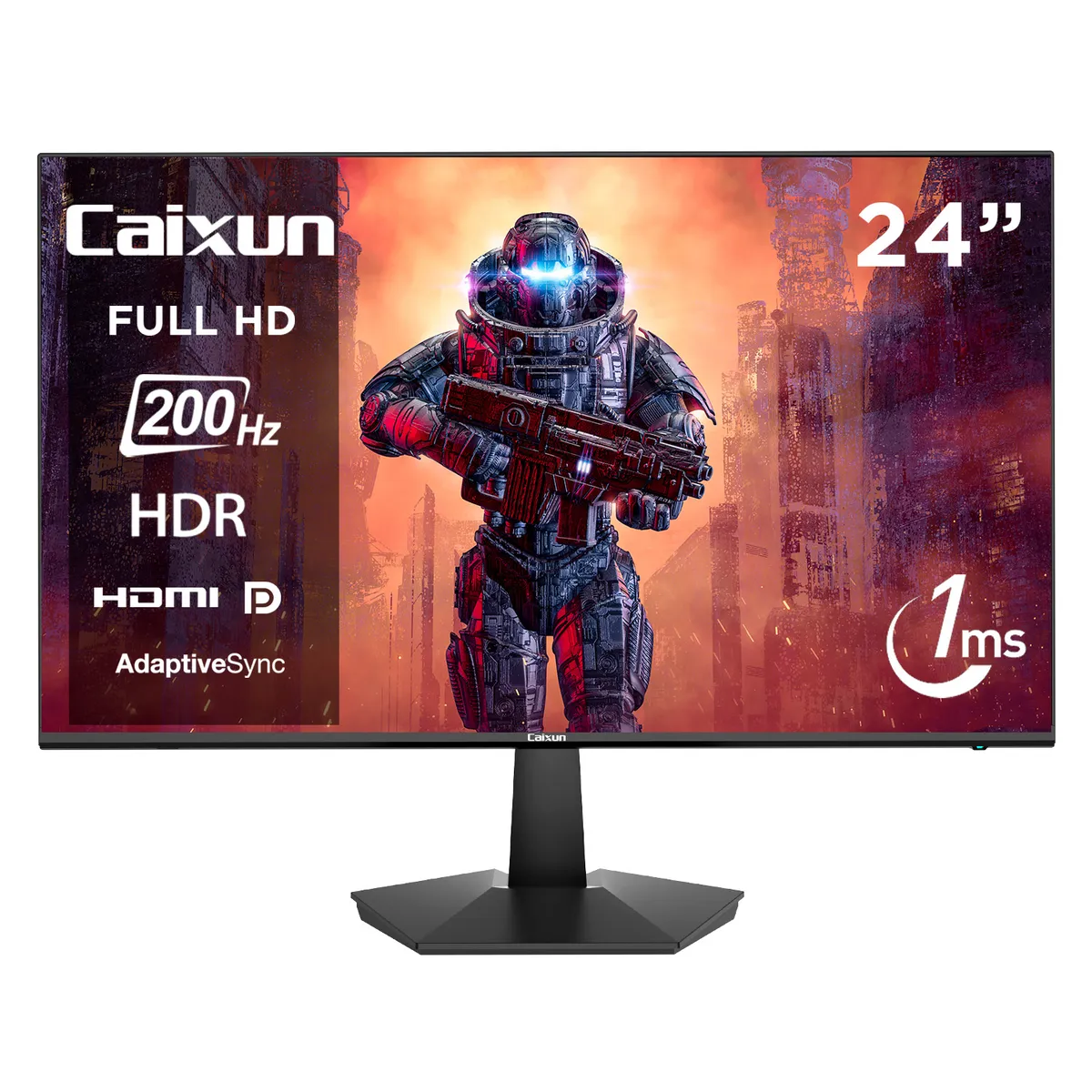 CAIXUN - Monitor Gamer Plano Caixun 24 FHD VA 200Hz HDMI DP 1ms C24X1F