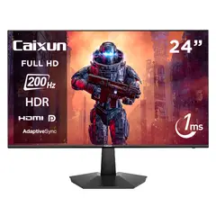 CAIXUN - Monitor Gamer Plano 24 FHD VA 200Hz HDMI DP 1ms C24X1F