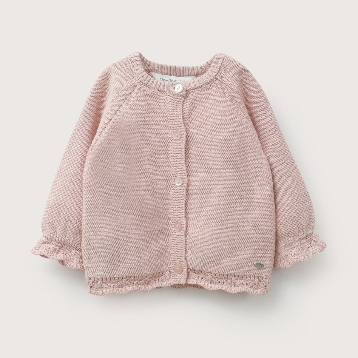 OPALINE - Chaleco Rosado Bebe Niña