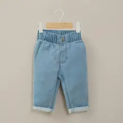 OPALINE - Jeans Celeste Bebe Niña