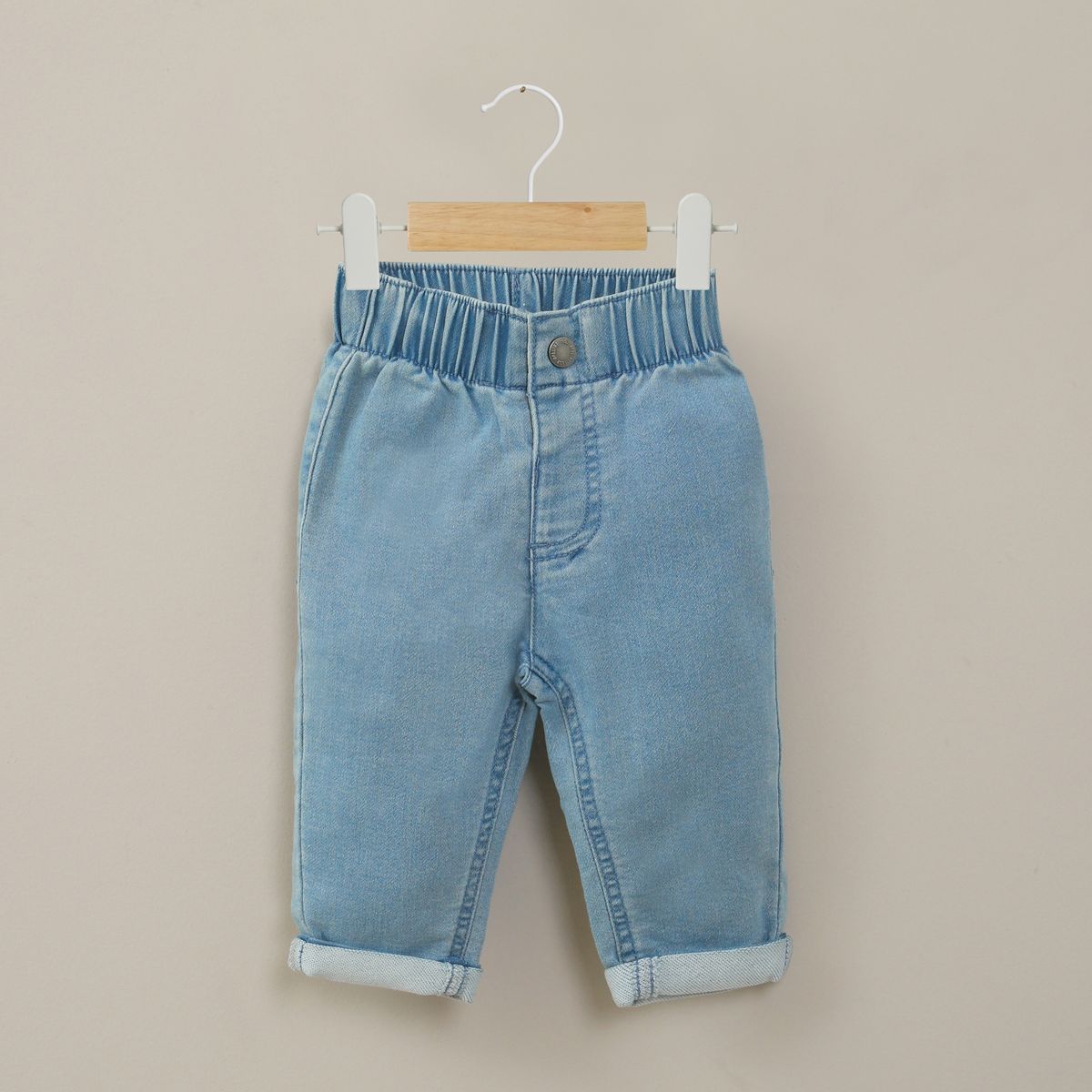OPALINE - Jeans Celeste Bebe Niña