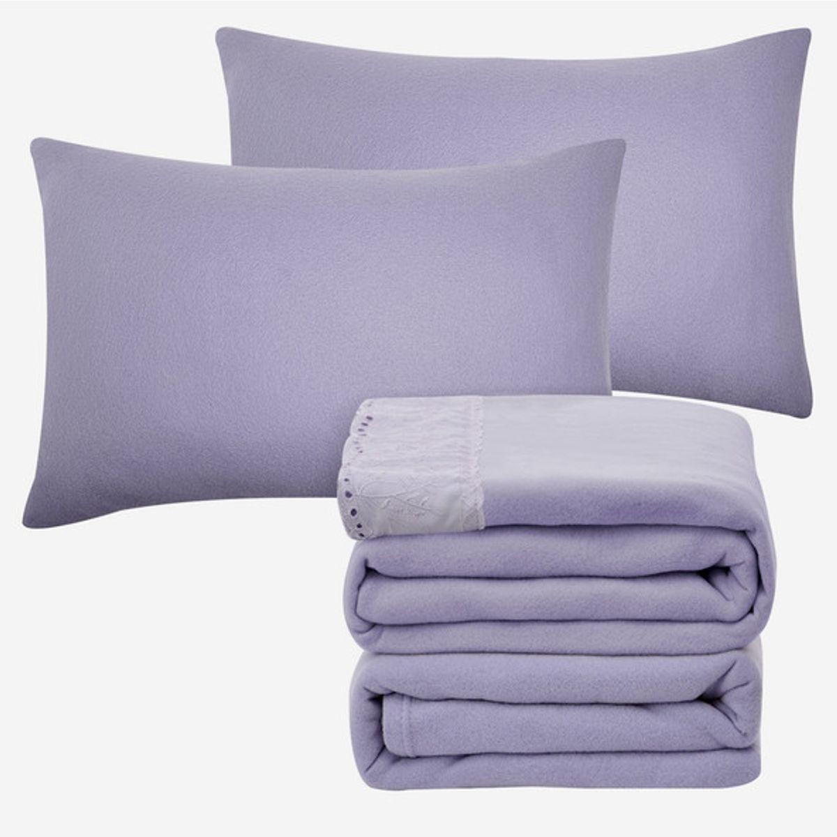 ANDES - SÁBANA ANDES POLAR BRODERIE LILA KING