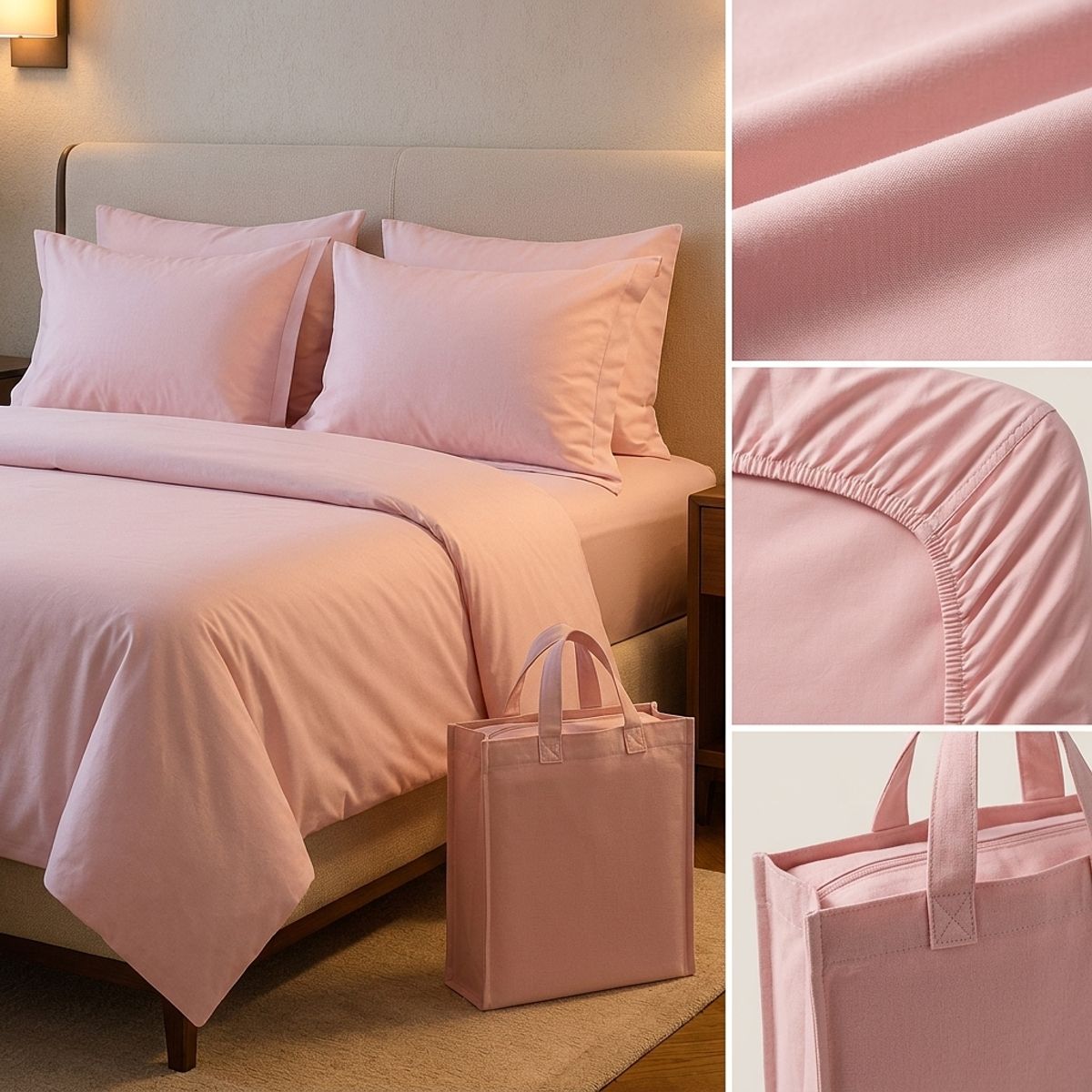 ARMONIA - SABANAS 800 HILOS SIGNATURE 2 PLAZAS COLOR PLOMO 794 7EF