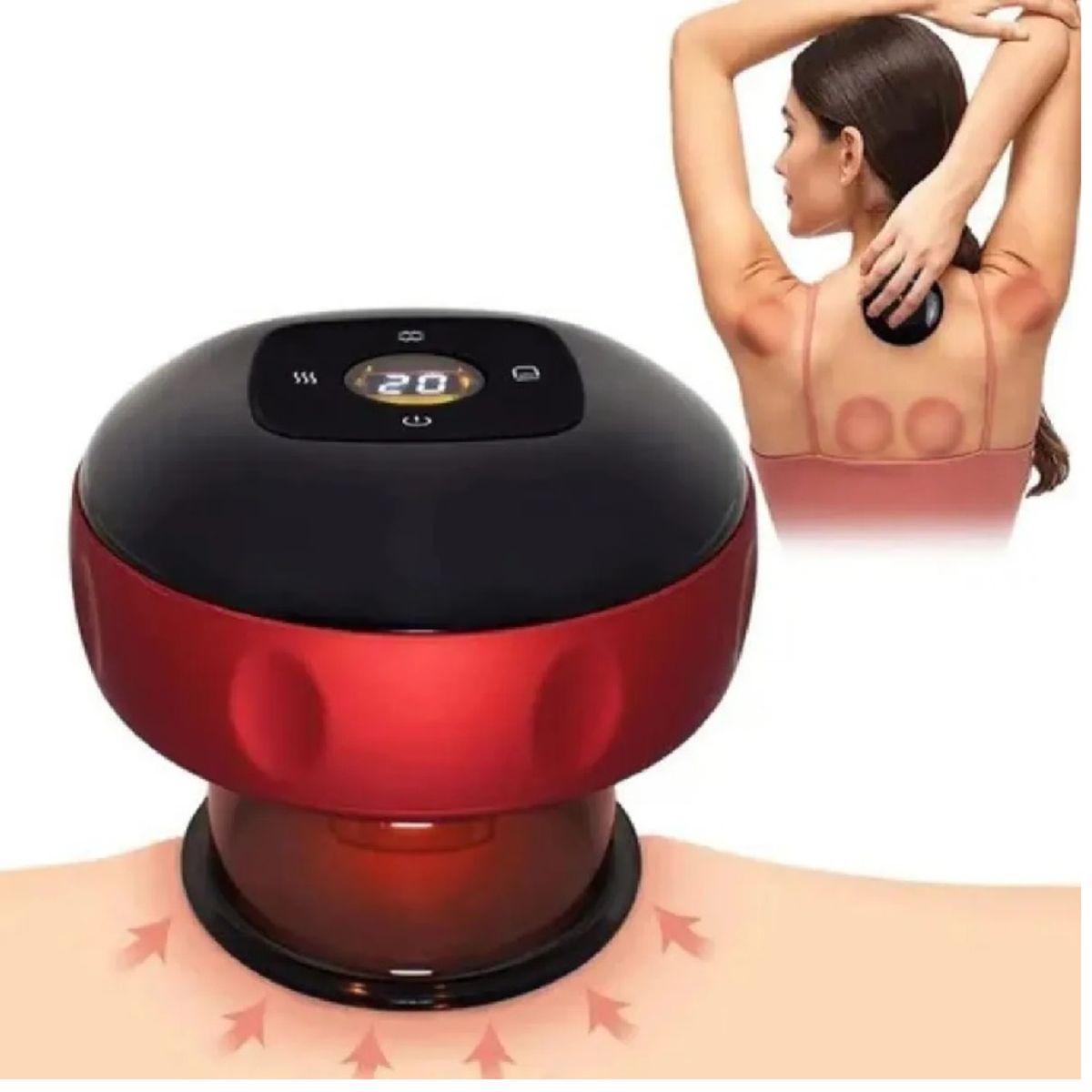 MOVI - Ventosa Electrica alivio dolores anticelulitis con masaje y vibracion