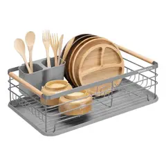 GENERICO - Escurridor De Platos Secador De Loza Organizador De Cocina Color Plateado BELUG