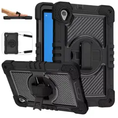 GENERICO - Funda Carcasa Antigolpes 360 Compatible Con iPad Air 11 M2 Con Correa