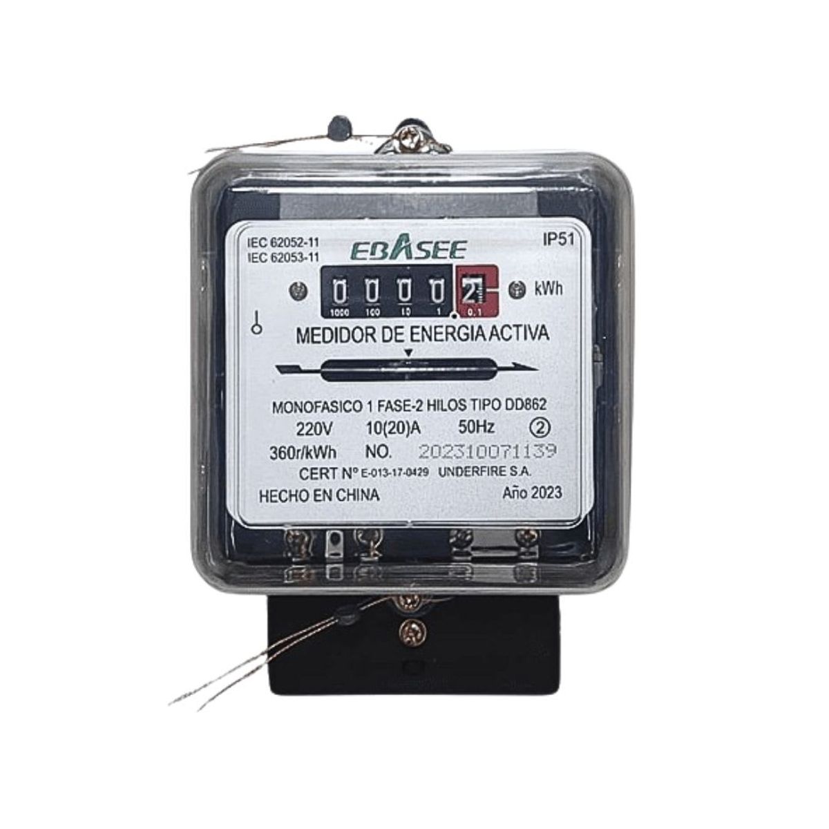 GENERICO - Remarcador Monofasico Analogico 20A Tipo DD862 EBASEE
