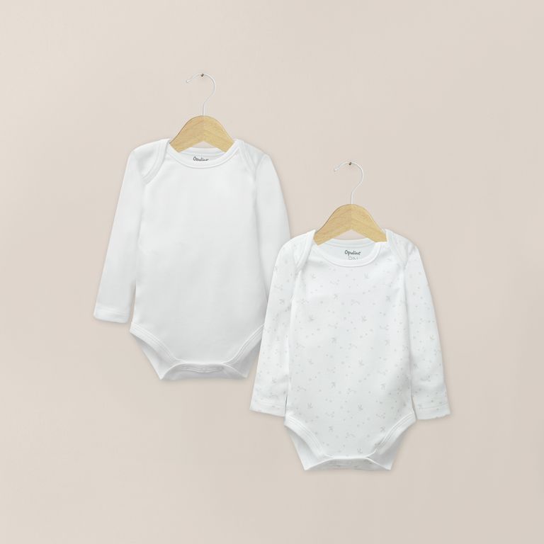 Pack 2 Bodys Algodon Beige Bebe Unisex Beige PREMATURO