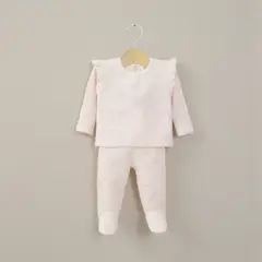 OPALINE - Conjunto Floreado Rosado Bebé Niña