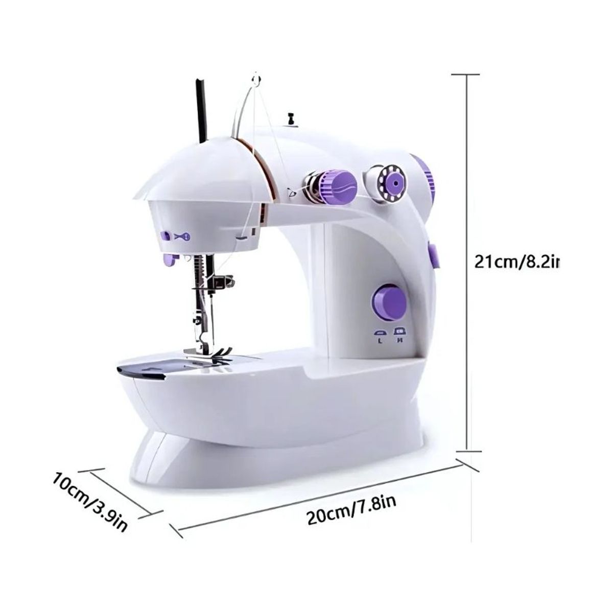 GENERICO - Mini Maquina De Coser Portatil Electrica Pedal