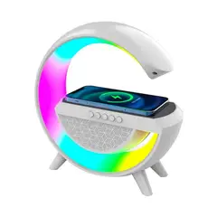 GENERICO - Parlante Bluetooth Lámpara RGB Cargador Inalámbrico G