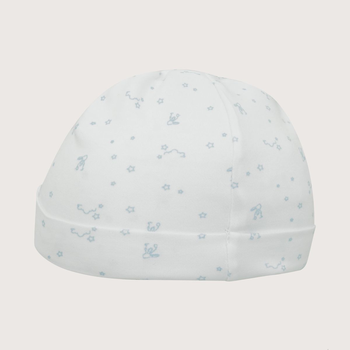 OPALINE - Pack 2 Gorro Ajuar Celeste Bebé Nino