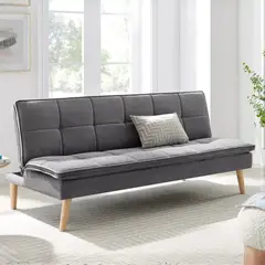 MOVELARIA - Futon Sky Q11 3 Cuerpos 182x88x80cm Gris Grafito