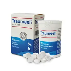 AGROVET - Traumeel 100 Tabletas Florales Para Perros Y Gatos Heel Vet