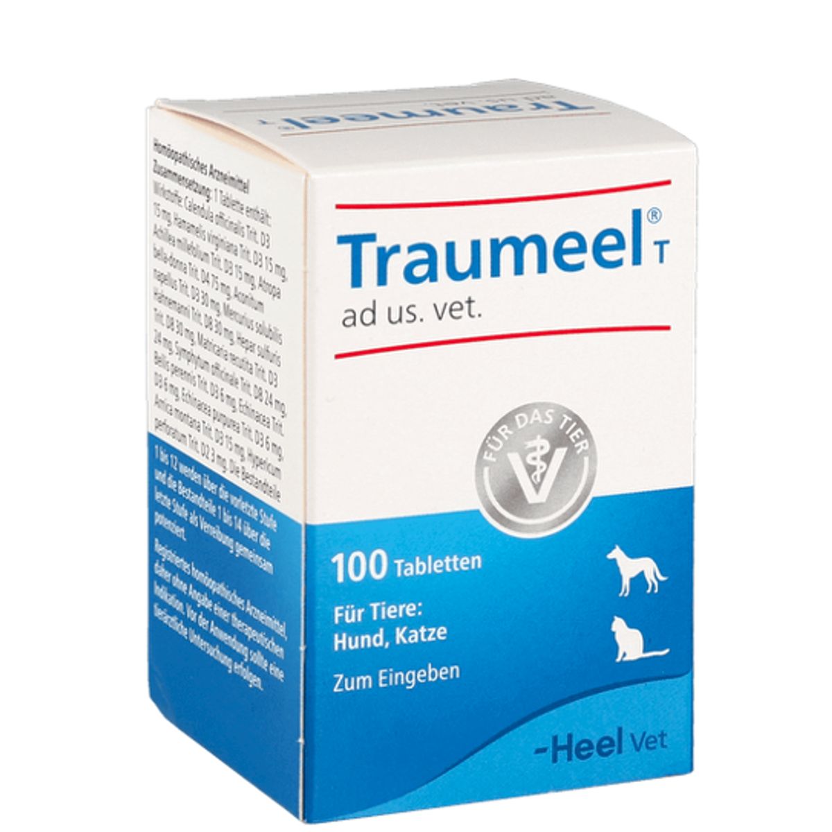 AGROVET - Traumeel 100 Tabletas Florales Para Perros Y Gatos Heel Vet