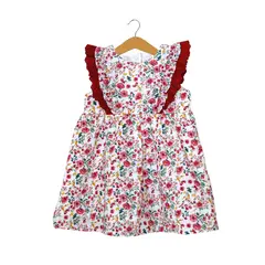 PUMUCKI - Vestido Flores Style Niña Primavera Verano con Encaje