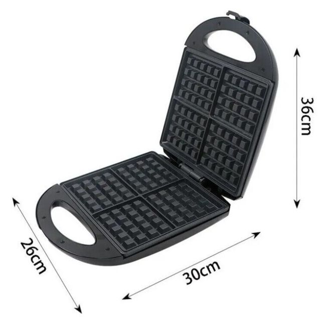 CHILE TENDENCIA - Waflera Cuádruple XL Máquina Waflera Eléctrica