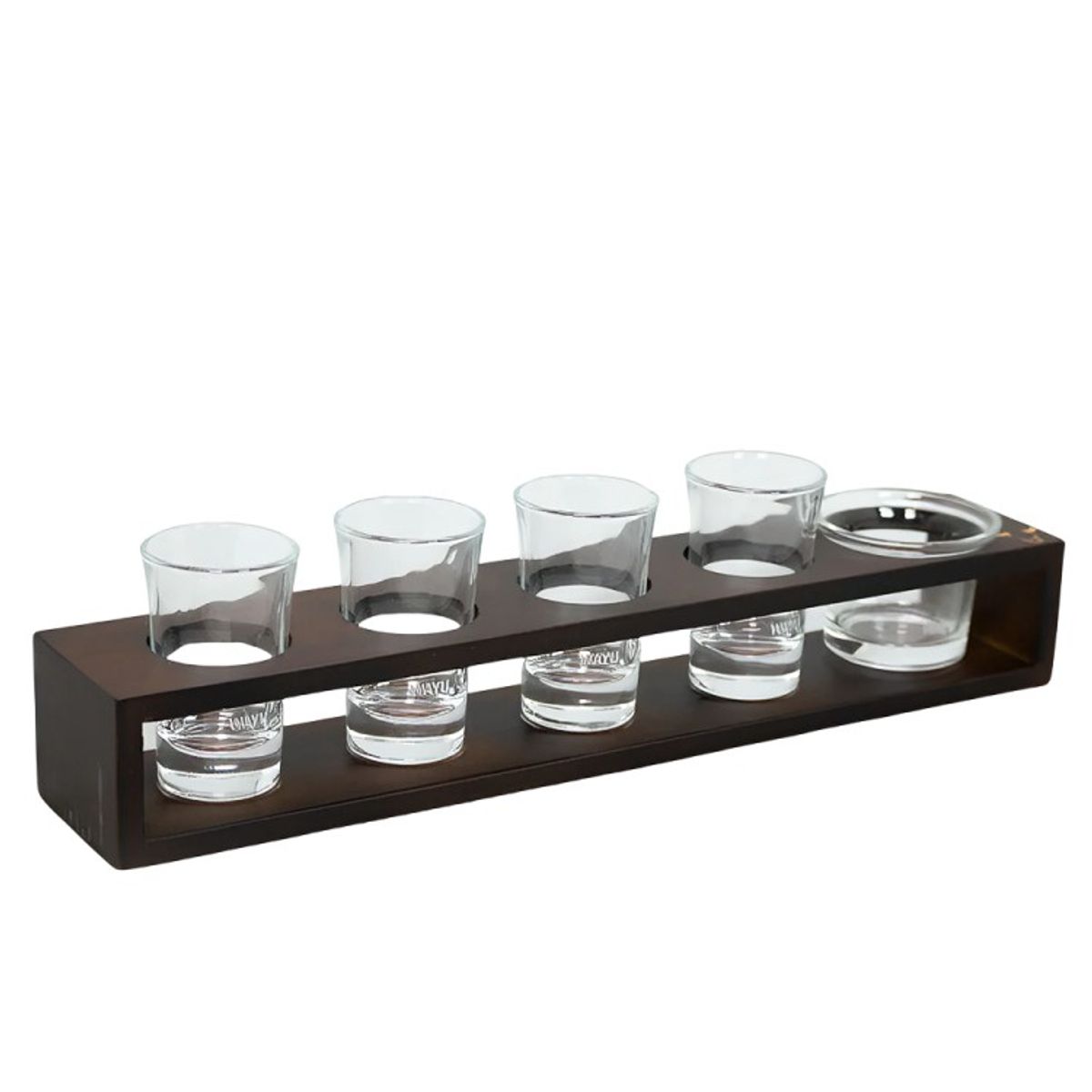 WAYU - SET VASOS SHOT CON BANDEJA WAYU