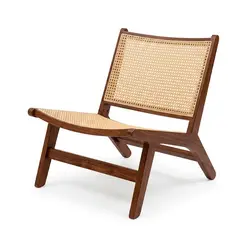 WAKESHOME - Silla lounge Bali ratán y madera
