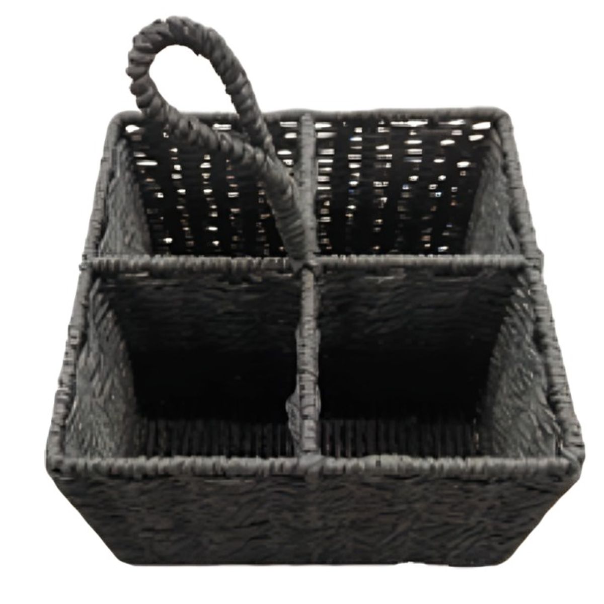 WAYU - PORTA CUBIERTOS RATTAN 20X20X12H CM WAYU