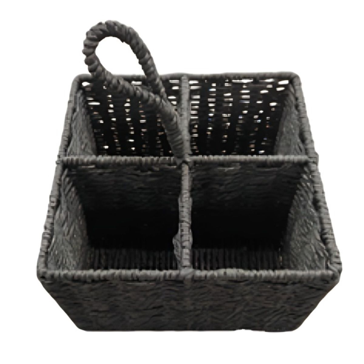 WAYU - PORTA CUBIERTOS RATTAN 20X20X12H CM WAYU