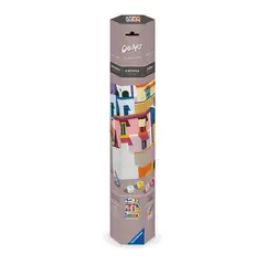 RAVENSBURGER - Canvas pinta por número: Fachadas de Colores