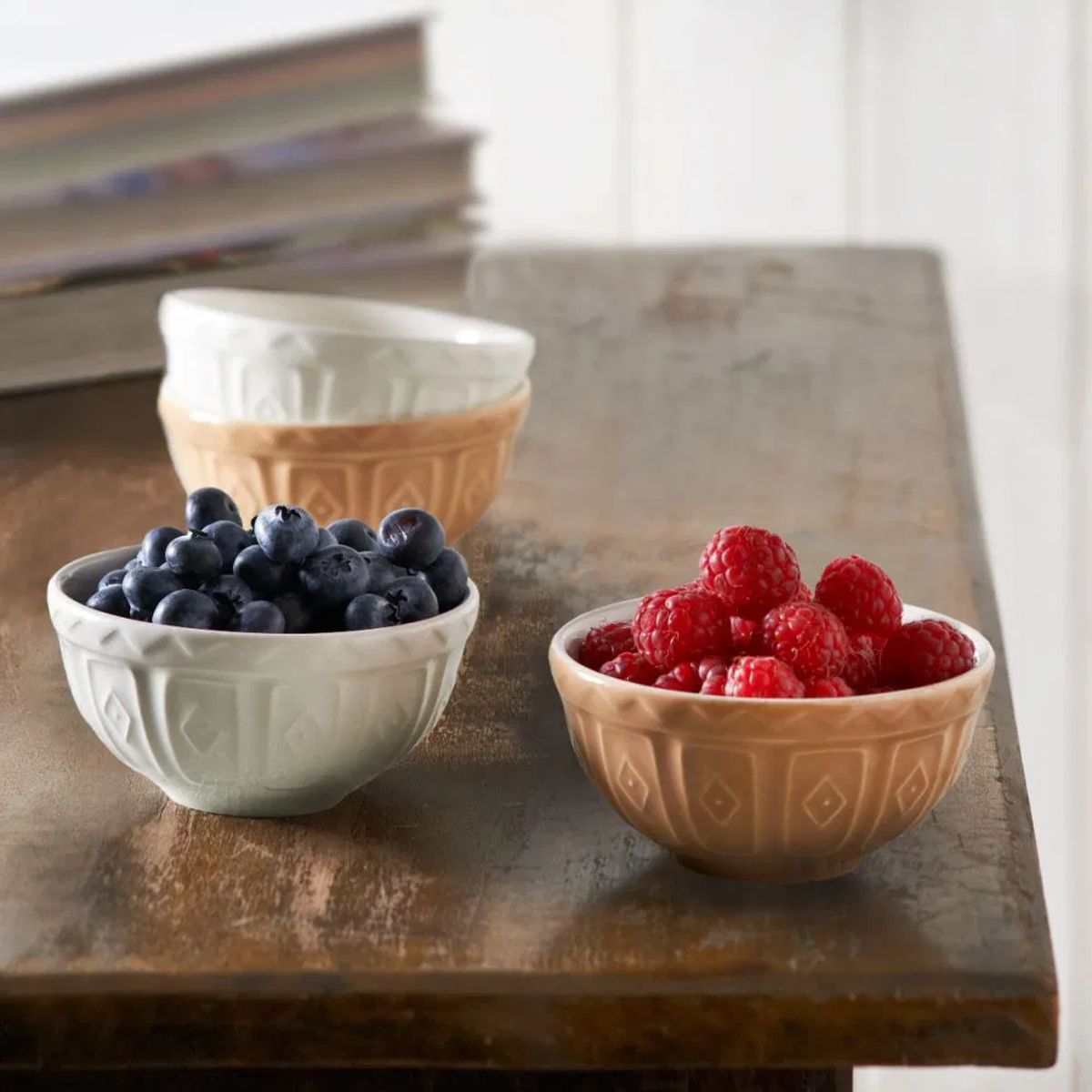 MASON CASH - Set 4 Bowls Original Cane 10cms