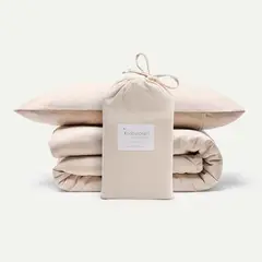 BABYROSEN - Funda Plumón Cuna Cotelé Ecru