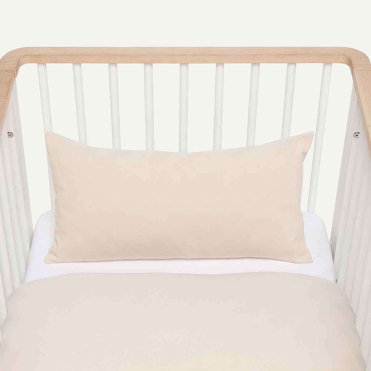 BABYROSEN - Funda Plumón Cuna Cotelé Ecru