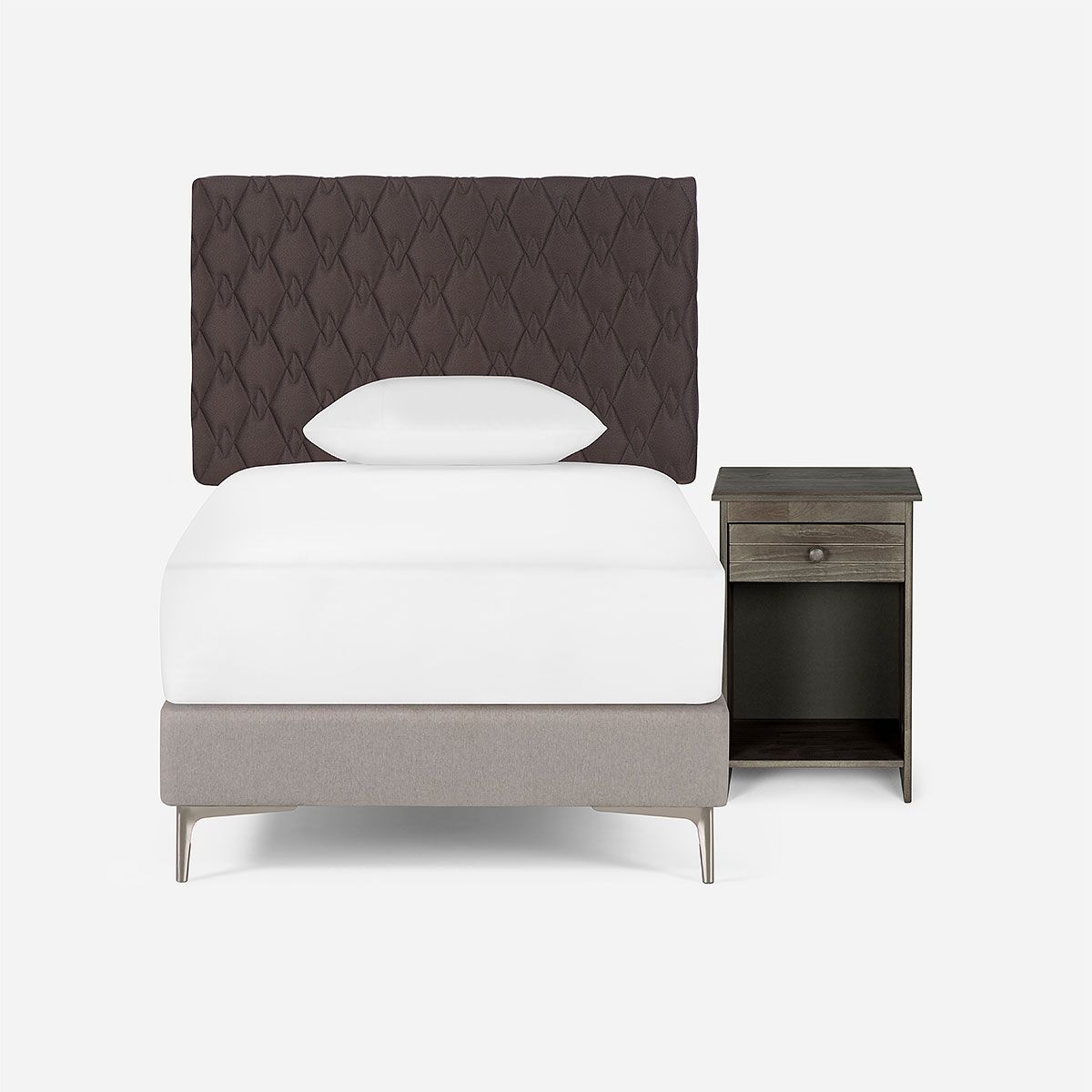ROSEN - Set de Muebles Ivar 1.5 Plazas Chocolate