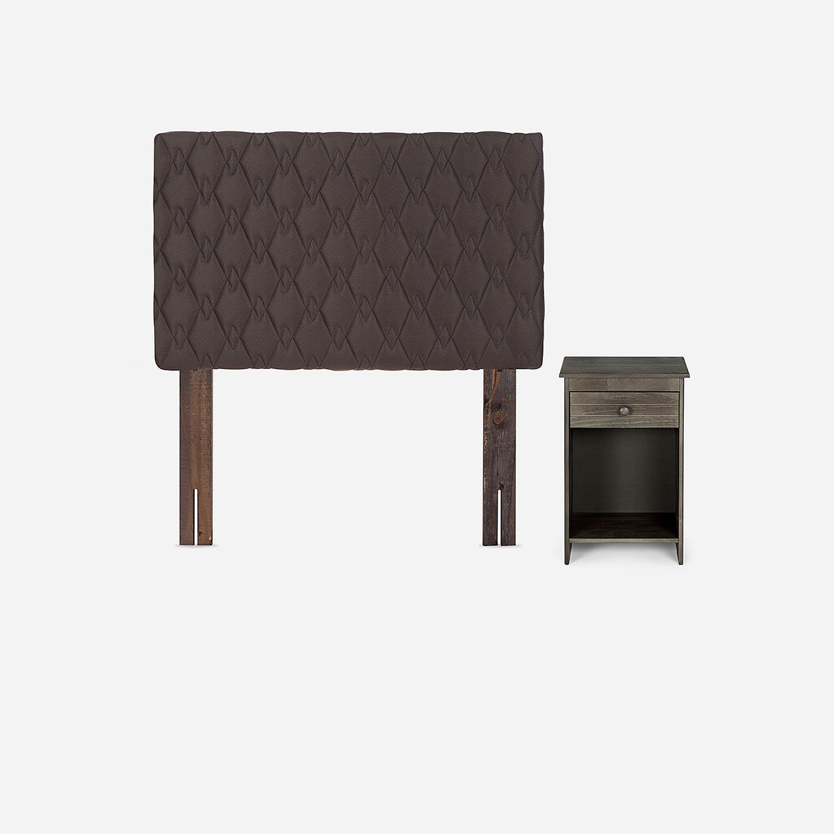 ROSEN - Set de Muebles Ivar 1.5 Plazas Chocolate