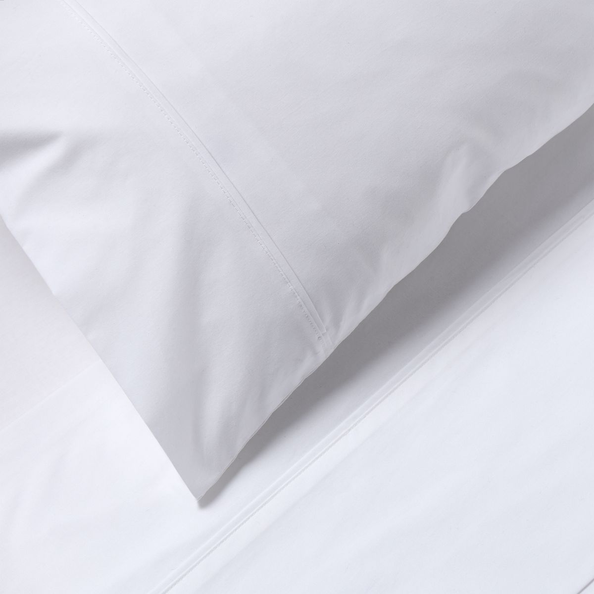 BABYROSEN - Set Sábana Lisa Blanca 200 Hilos Cuna