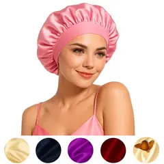 MARINA COLORINA - Gorro Satin Cabello Liso Y Rizado Evita Frizz Y Enredo