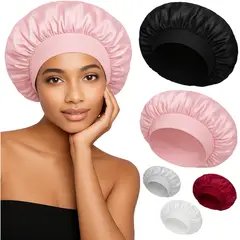 MARINA COLORINA - Gorro Satin Cabello Liso Y Rizado Evita Frizz Y Enredo