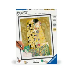 RAVENSBURGER - Canvas pinta por número: Gustav Klimt - El Beso
