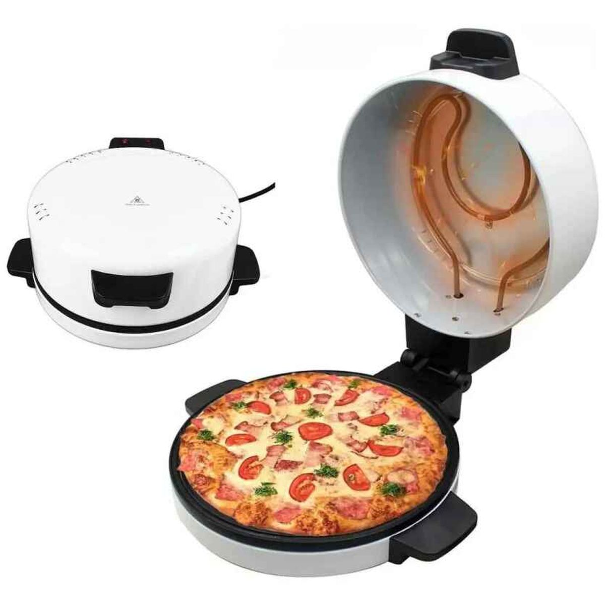 GENERICO - Mini Pizza Gratinador Horno Pizzero Sarten Antiadherente