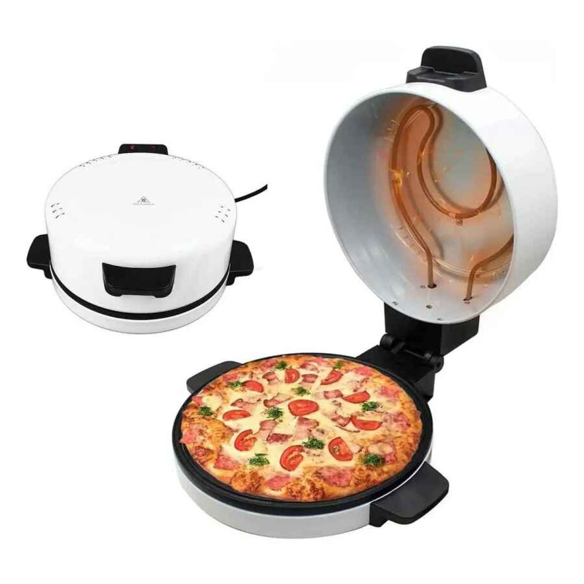 GENERICO - Mini Pizza Gratinador Horno Pizzero Sarten Antiadherente